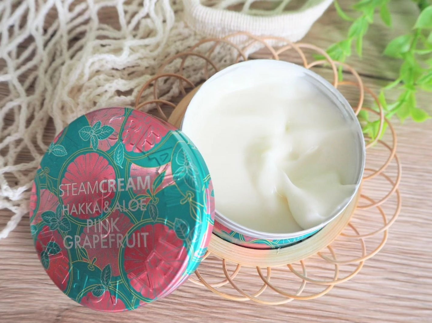 スチームクリーム ハッカ&アロエ ピンクグレープフルーツ/STEAMCREAM/フェイスクリームを使ったクチコミ(2枚目)