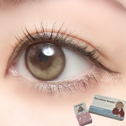 Secretive Kristen/Hapa kristin/カラーコンタクトレンズを使ったクチコミ(9枚目)