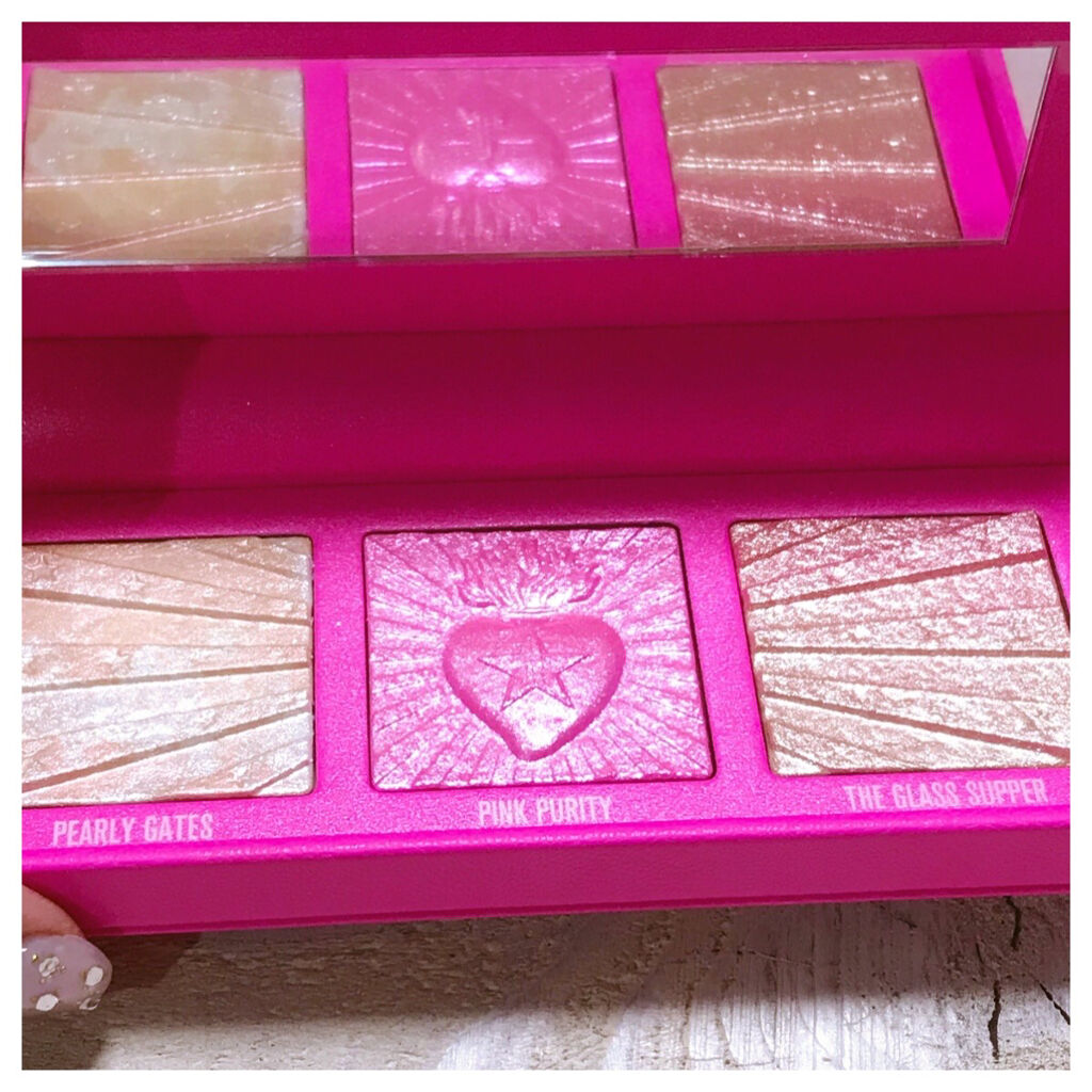 Sacred Glass Extreme Frost Palette/Jeffree Star Cosmetics/パウダーハイライトを使ったクチコミ（2枚目）