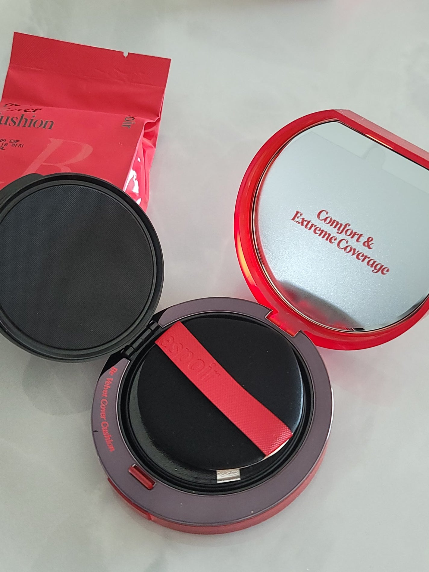 ビーベルベットカバークッション/espoir/クッションファンデーションを使ったクチコミ(2枚目)