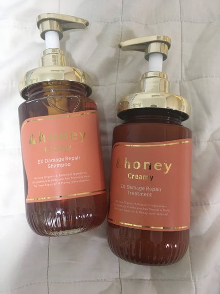 Creamy EXダメージリペアシャンプー1.0/ヘアトリートメント2.0/&honey/市販シャンプーを使ったクチコミ(1枚目)