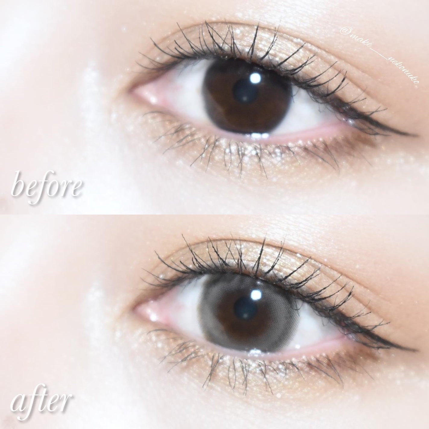 Number Series/Gemhour lens/カラーコンタクトレンズを使ったクチコミ(4枚目)