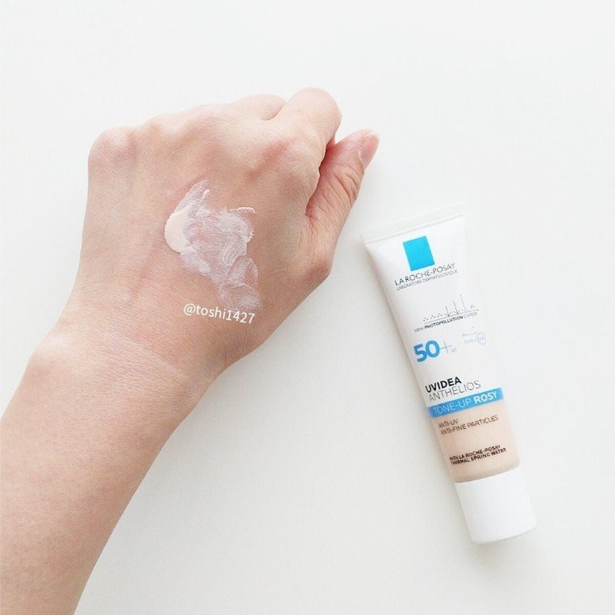 UVイデア XL プロテクショントーンアップ ローズ/ラ ロッシュ ポゼ/日焼け止めクリームを使ったクチコミ(2枚目)