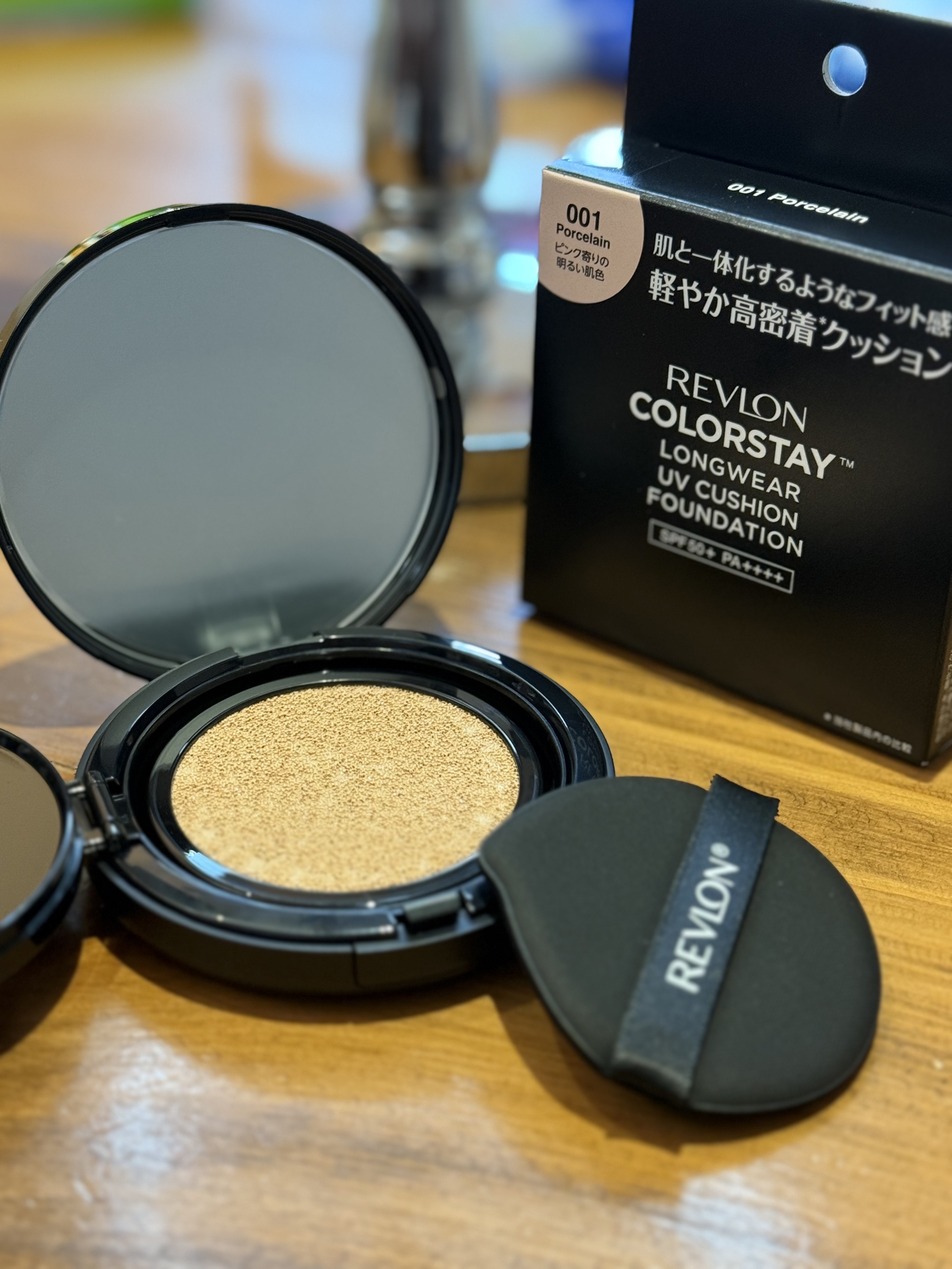 レブロン カラーステイ ロングウェア UV クッション ファンデーション/REVLON/クッションファンデーションを使ったクチコミ（2枚目）