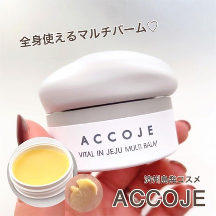 バイタル イン チェジュ マルチバーム/ACCOJE/フェイスバームを使ったクチコミ(1枚目)