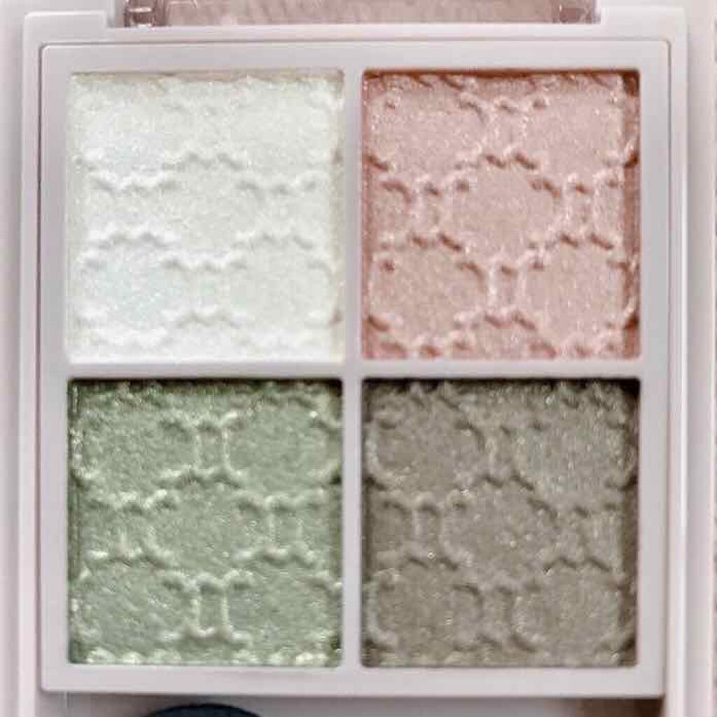 グロッシーリッチ アイズ N GR-7 ウォームカーキ系/Visée/アイシャドウパレットを使ったクチコミ（2枚目）