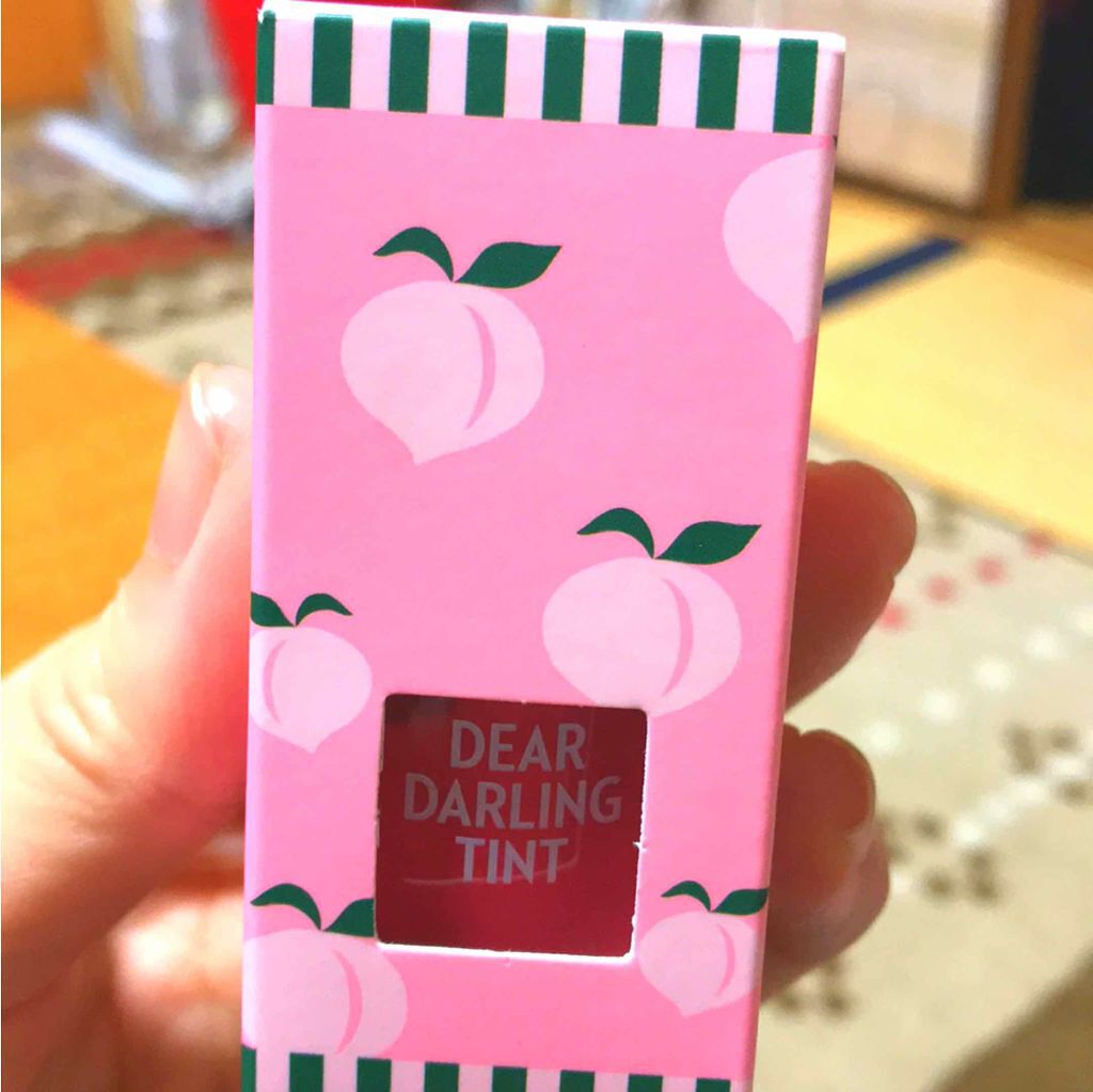 ディアダーリン ウォータージェルティント (アイスティント)/ETUDE/口紅を使ったクチコミ(2枚目)