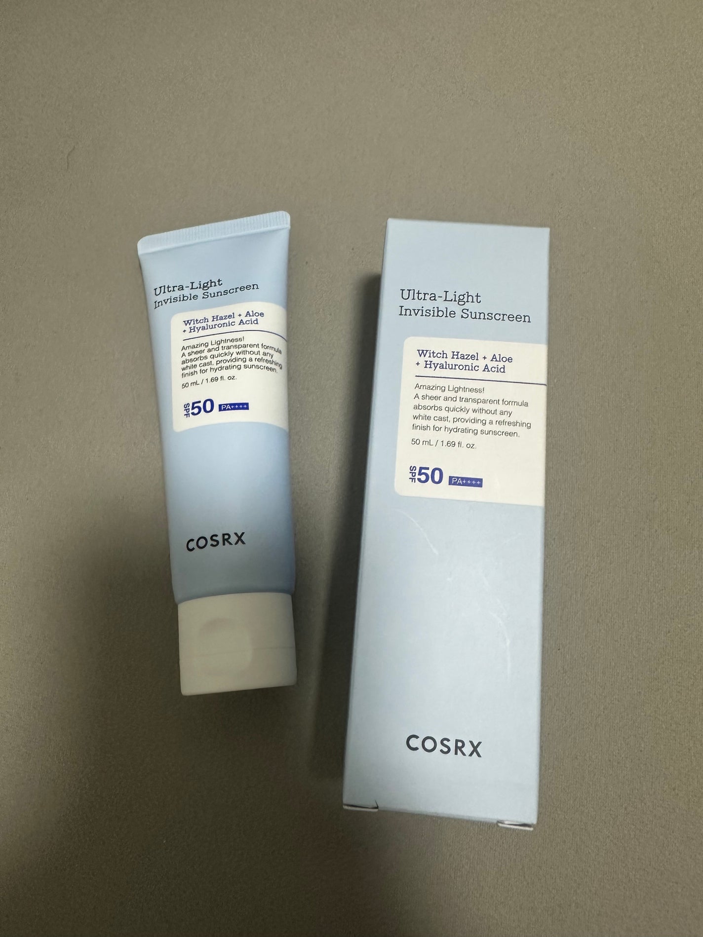 ウルトラライト透明UVクリーム/COSRX/日焼け止めクリームを使ったクチコミ(1枚目)