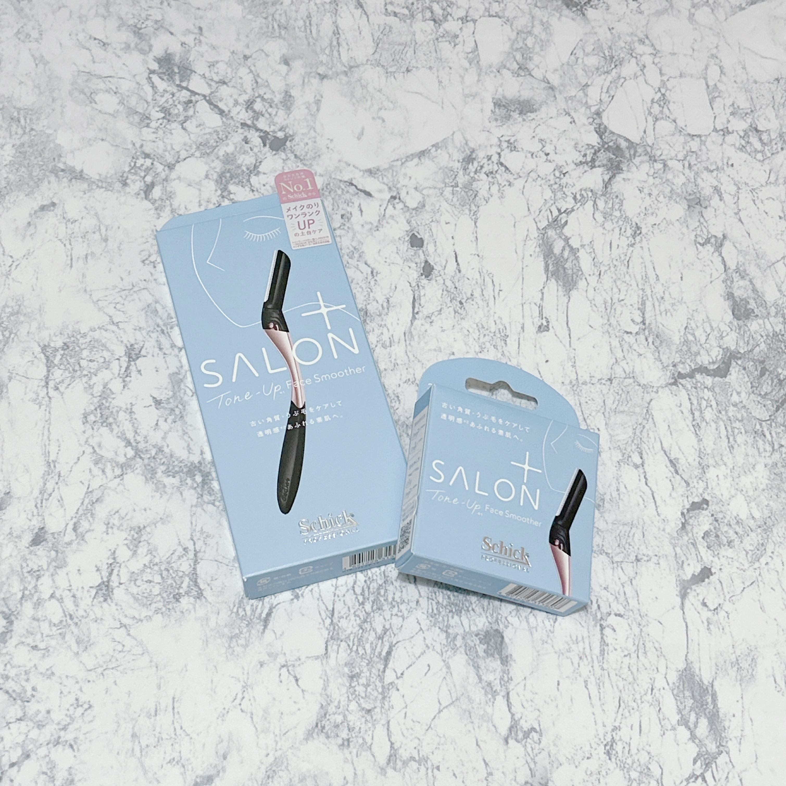 サロンプラス トーンアップ フェイススムーサー ホルダー（刃付き）/サロンプラス/シェーバーを使ったクチコミ（2枚目）