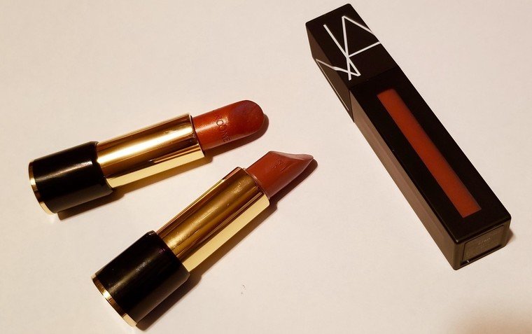 ラプソリュ ルージュ C76 ブラン セピア/LANCOME/口紅を使ったクチコミ（1枚目）