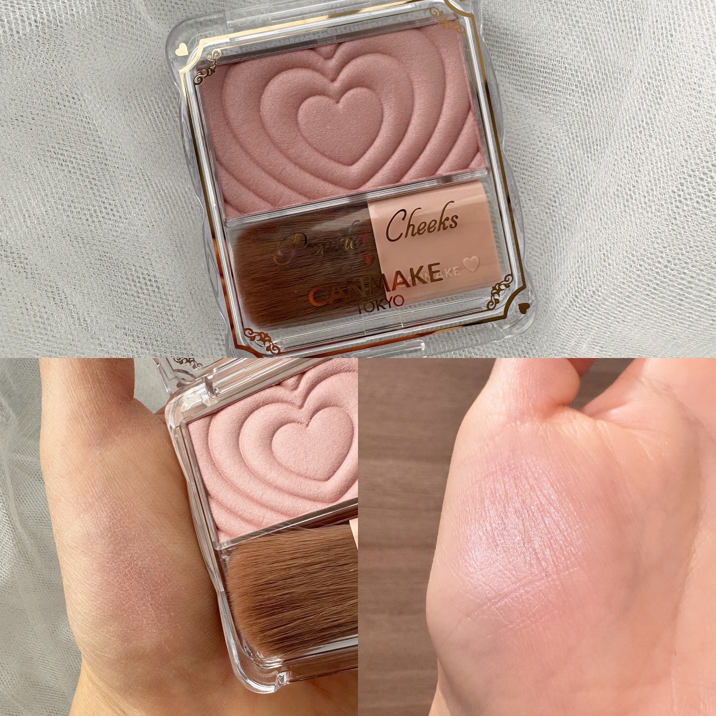 パウダーチークス/キャンメイク/パウダーチークを使ったクチコミ（2枚目）