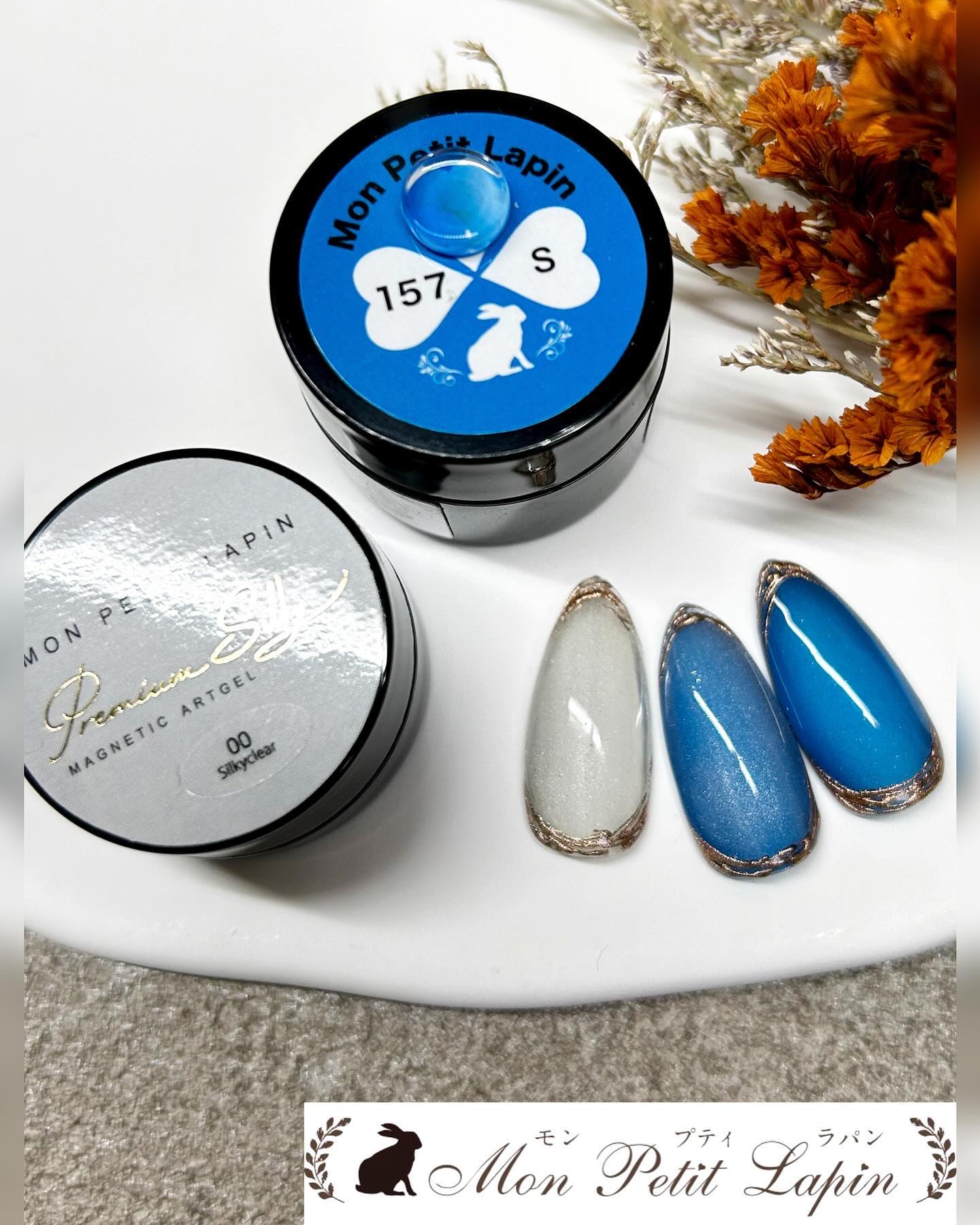 マグネティックアートジェル プレミアムシルキー/mon petit lapin/ジェルネイルを使ったクチコミ（1枚目）