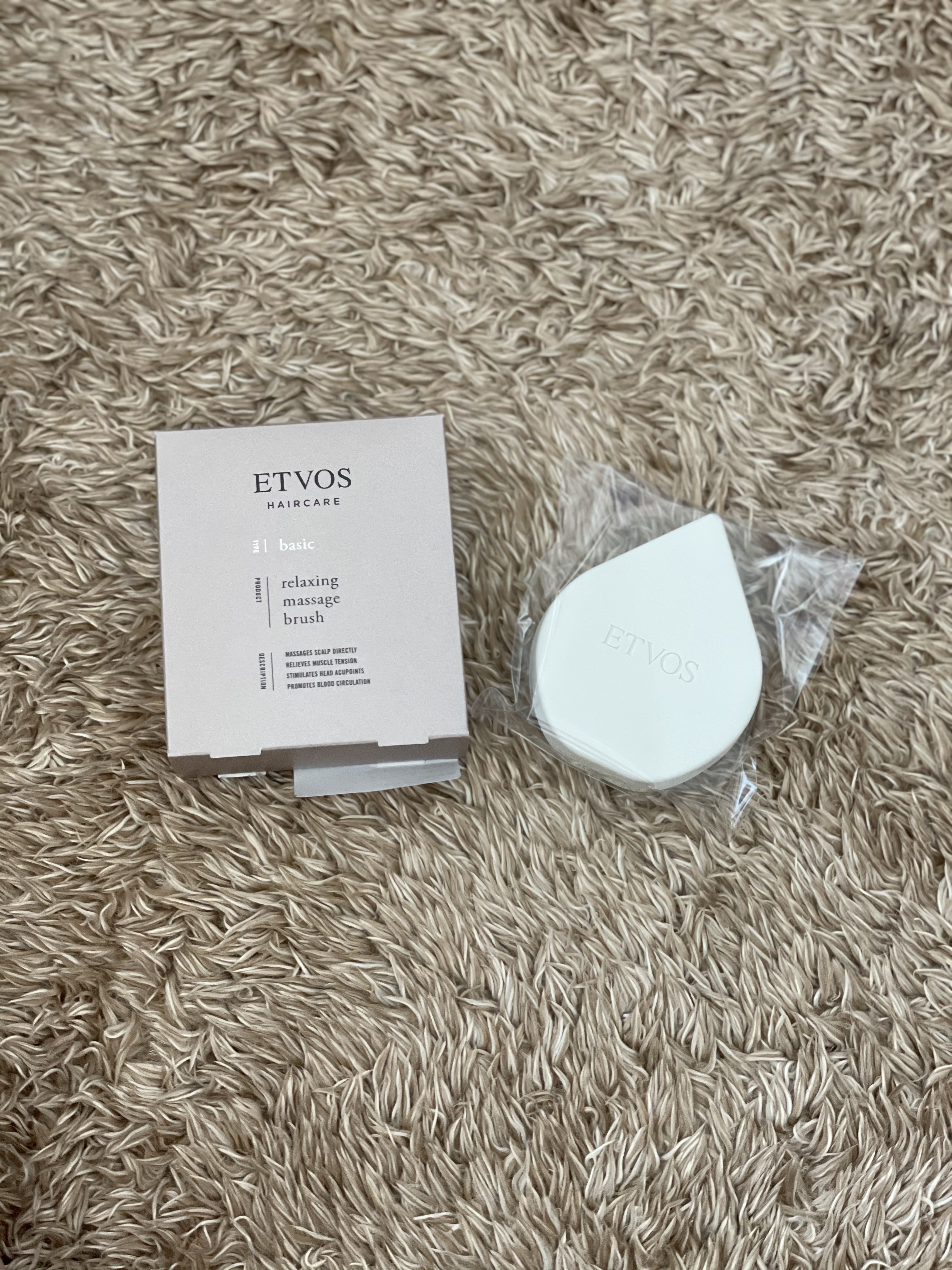 リラクシングマッサージブラシ/エトヴォス/スカルプブラシを使ったクチコミ（1枚目）