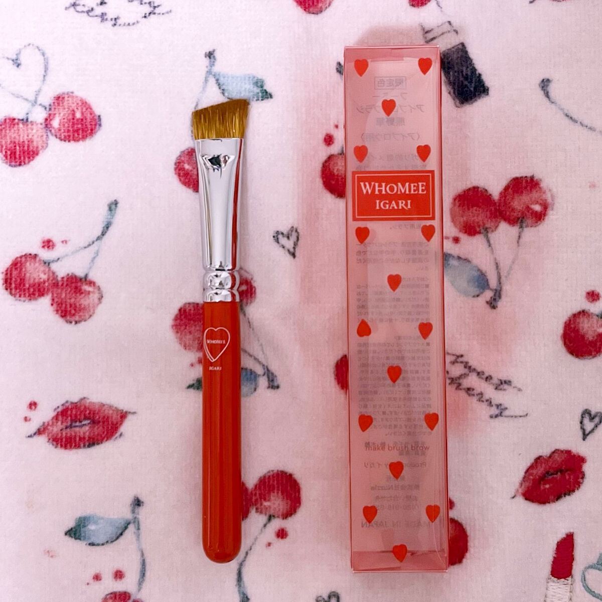 フーミー　アイブロウブラシ 熊野筆/WHOMEE/メイクブラシを使ったクチコミ（1枚目）