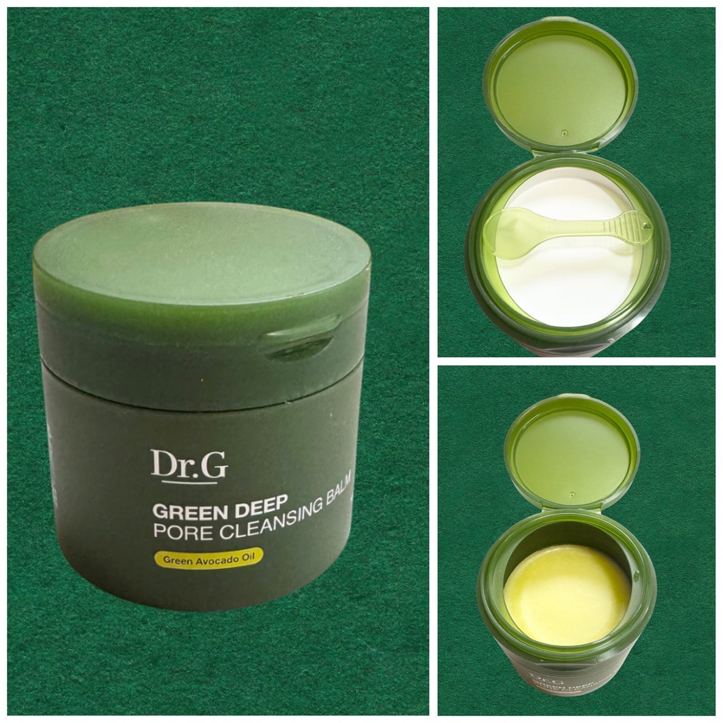 グリーンディープポアクレンジングバーム/Dr.G/クレンジングバームを使ったクチコミ(4枚目)