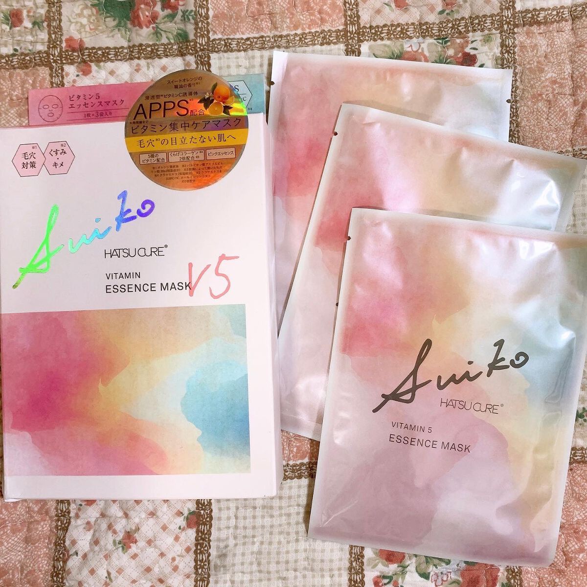 SUIKO HC ビタミン5エッセンスマスク/SUIKO HATSUCURE/シートマスク・パックを使ったクチコミ(2枚目)