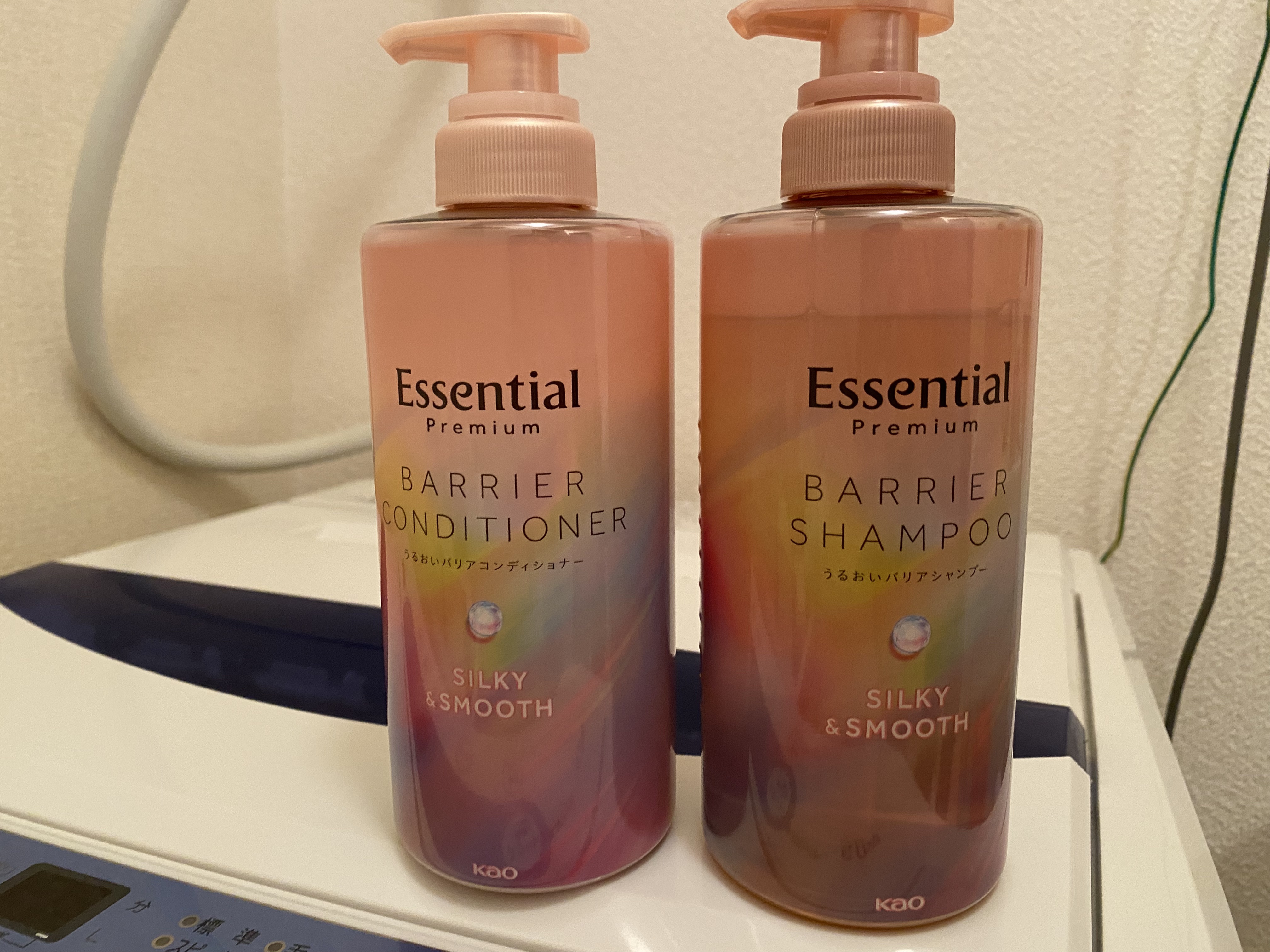 エッセンシャルプレミアム バリアシャンプー・コンディショナー シルキー＆スムース/エッセンシャル/市販シャンプーを使ったクチコミ（1枚目）