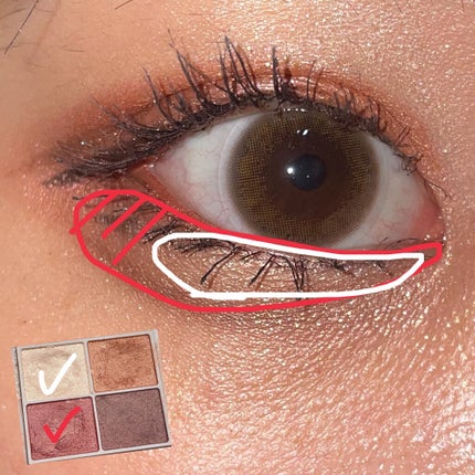 シルキースフレアイズ/キャンメイク/アイシャドウパレットを使ったクチコミ(5枚目)