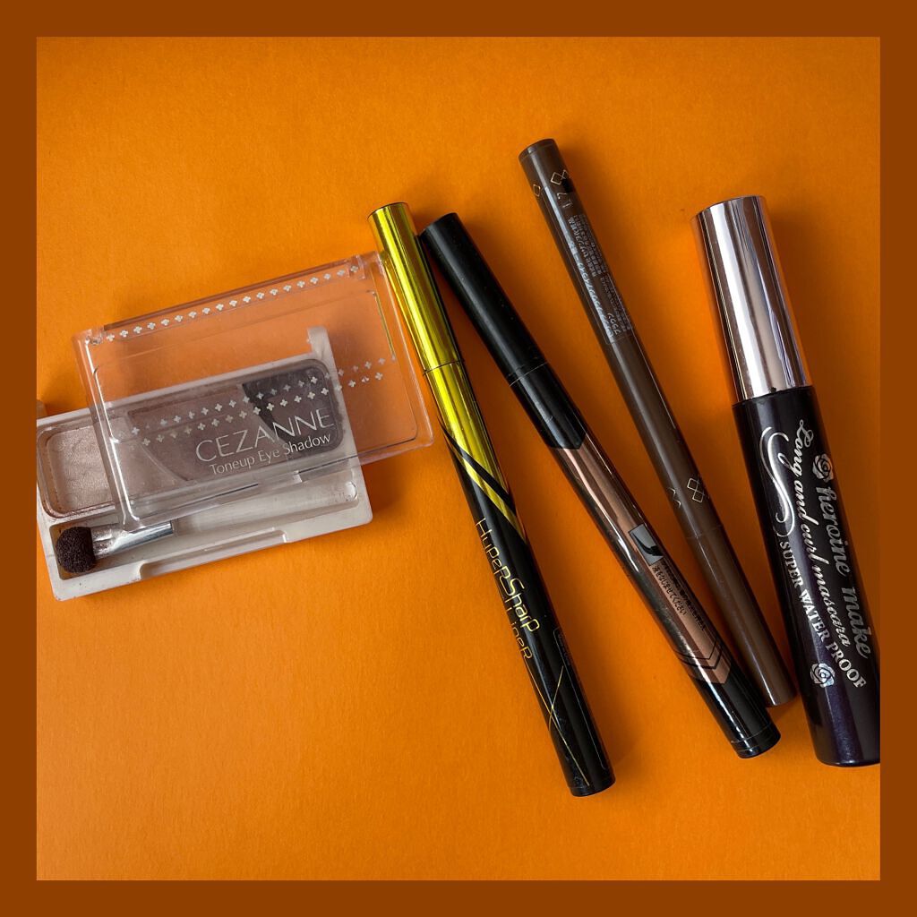 ブラウンアイライナー細芯/CEZANNE/リキッドアイライナーを使ったクチコミ（1枚目）