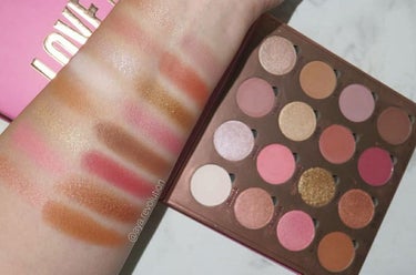 Makeup Obsession Love Is My Drug Shadow Palette/MAKEUP REVOLUTION/パウダーアイシャドウを使ったクチコミ（3枚目）