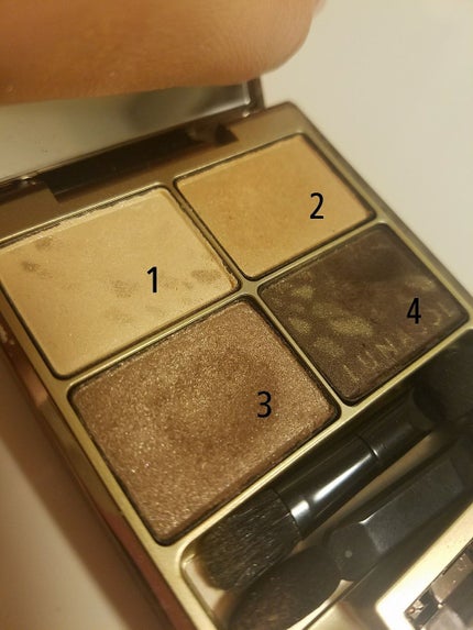 スキンモデリングアイズ/LUNASOL/アイシャドウパレットを使ったクチコミ(1枚目)