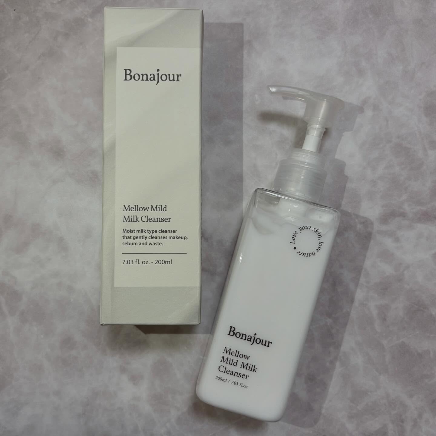メロウマイルドミルククレンザー/Bonajour/ミルククレンジングを使ったクチコミ（2枚目）