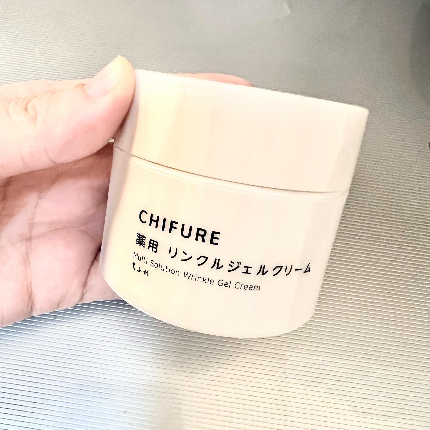 薬用 リンクルジェルクリーム/ちふれ/オールインワン化粧品を使ったクチコミ（2枚目）