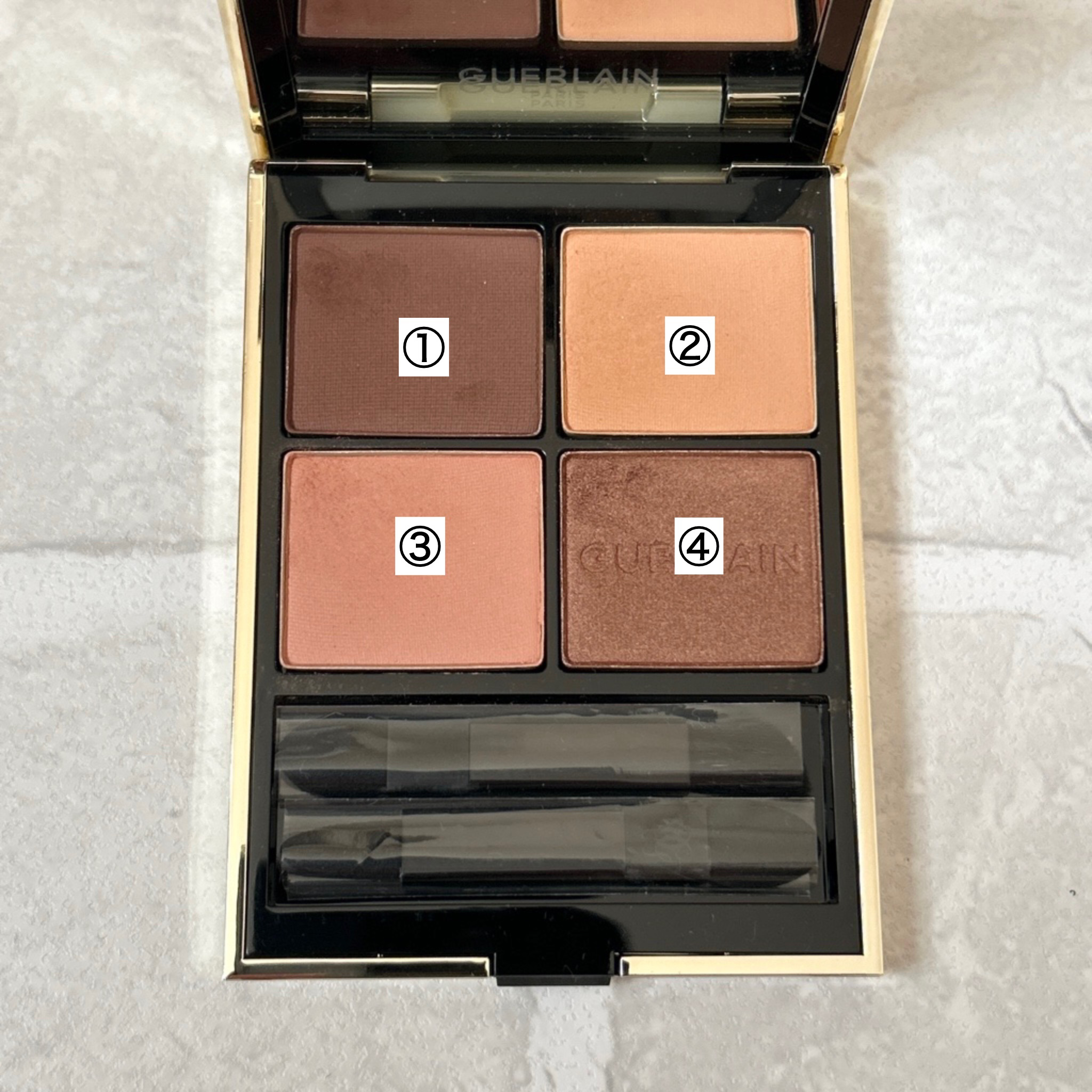 オンブル ジェ/GUERLAIN/アイシャドウパレットを使ったクチコミ（2枚目）