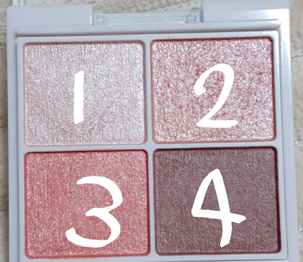 シルキースフレアイズ/キャンメイク/アイシャドウパレットを使ったクチコミ（2枚目）