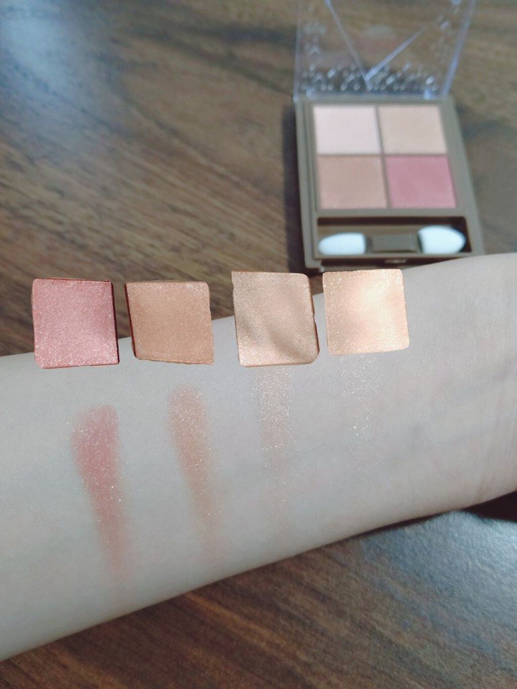 ニュアンスオンアイシャドウ/CEZANNE/アイシャドウパレットを使ったクチコミ（2枚目）