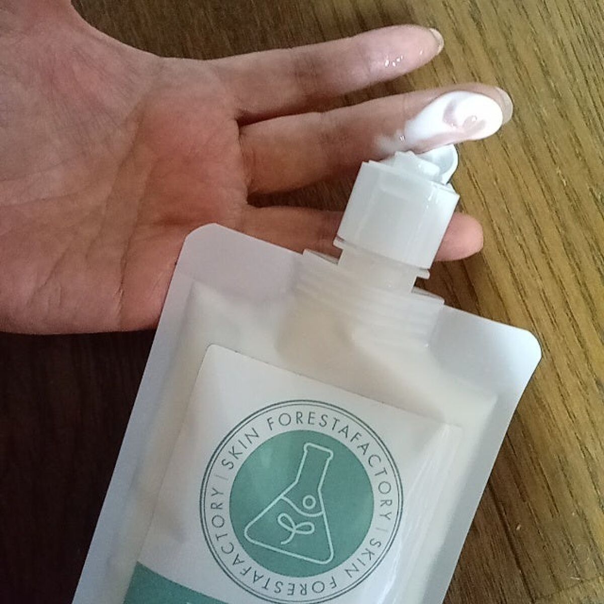 FACE MASK No.201/SKIN FORESTA FACTORY/フェイスクリームを使ったクチコミ（3枚目）