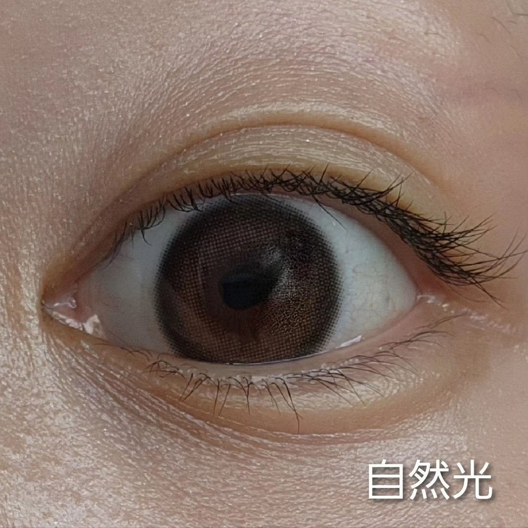 MOON カノアブラウン/カラコンムーン/カラーコンタクトレンズを使ったクチコミ(2枚目)