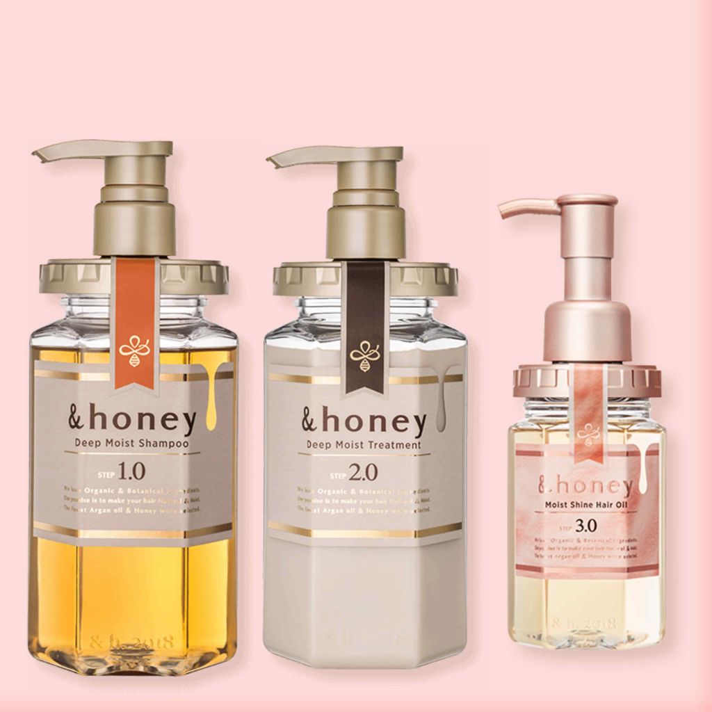 ディープモイスト シャンプー1.0／ヘアトリートメント2.0/&honey/市販シャンプーを使ったクチコミ（2枚目）