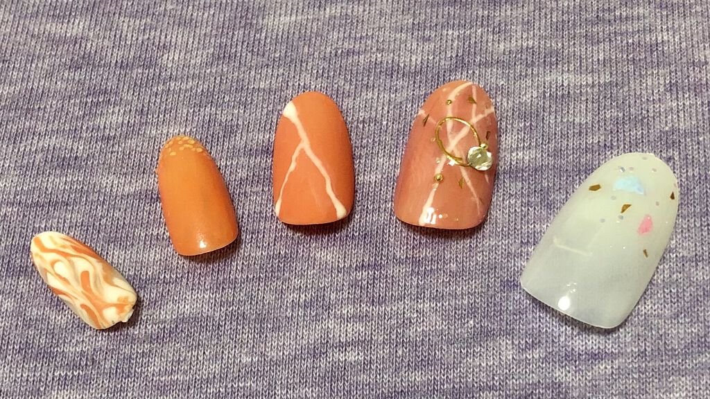 ジェルネイル/セリア/ジェルネイルを使ったクチコミ（1枚目）