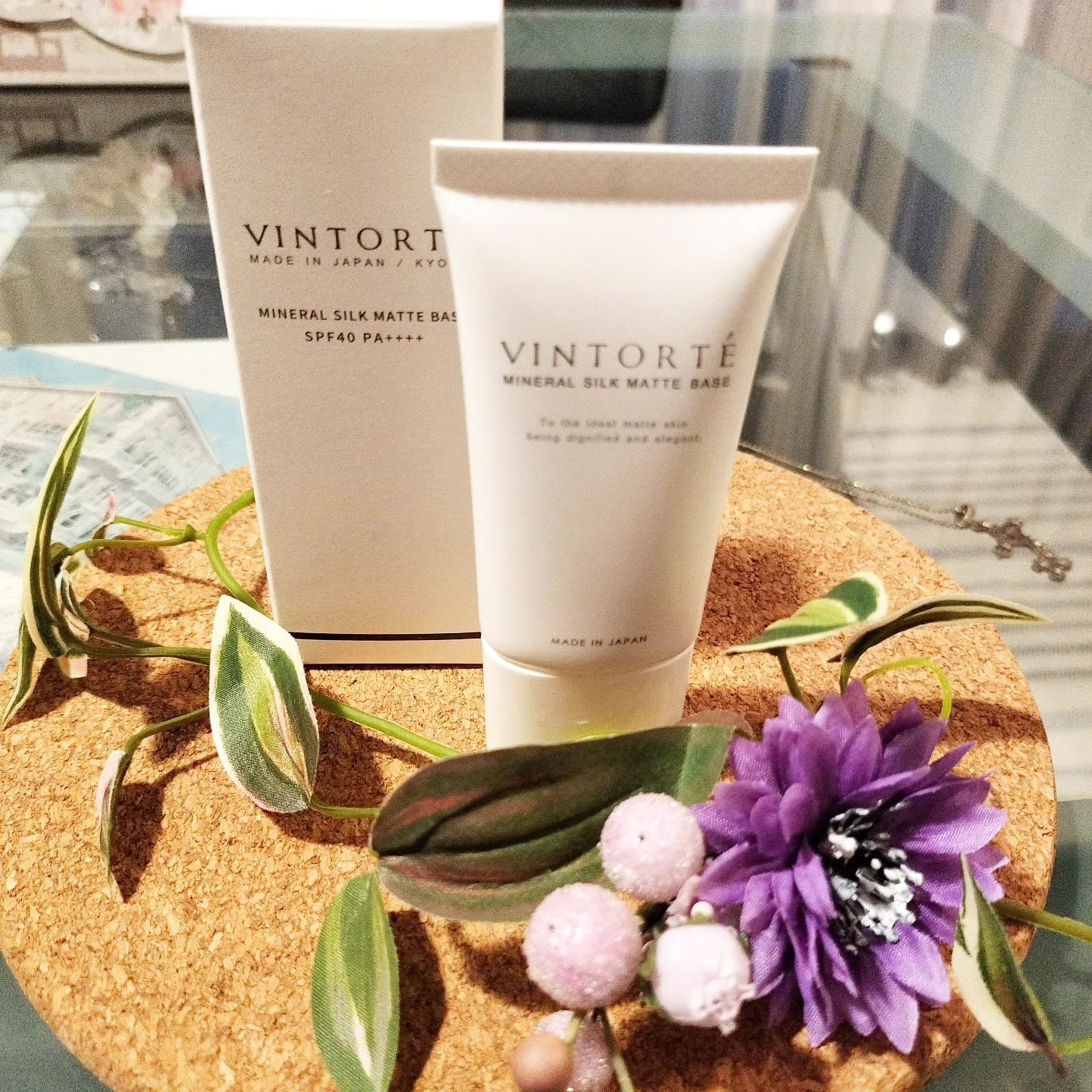 ミネラルシルクマットベース/ヴァントルテ/化粧下地を使ったクチコミ（1枚目）