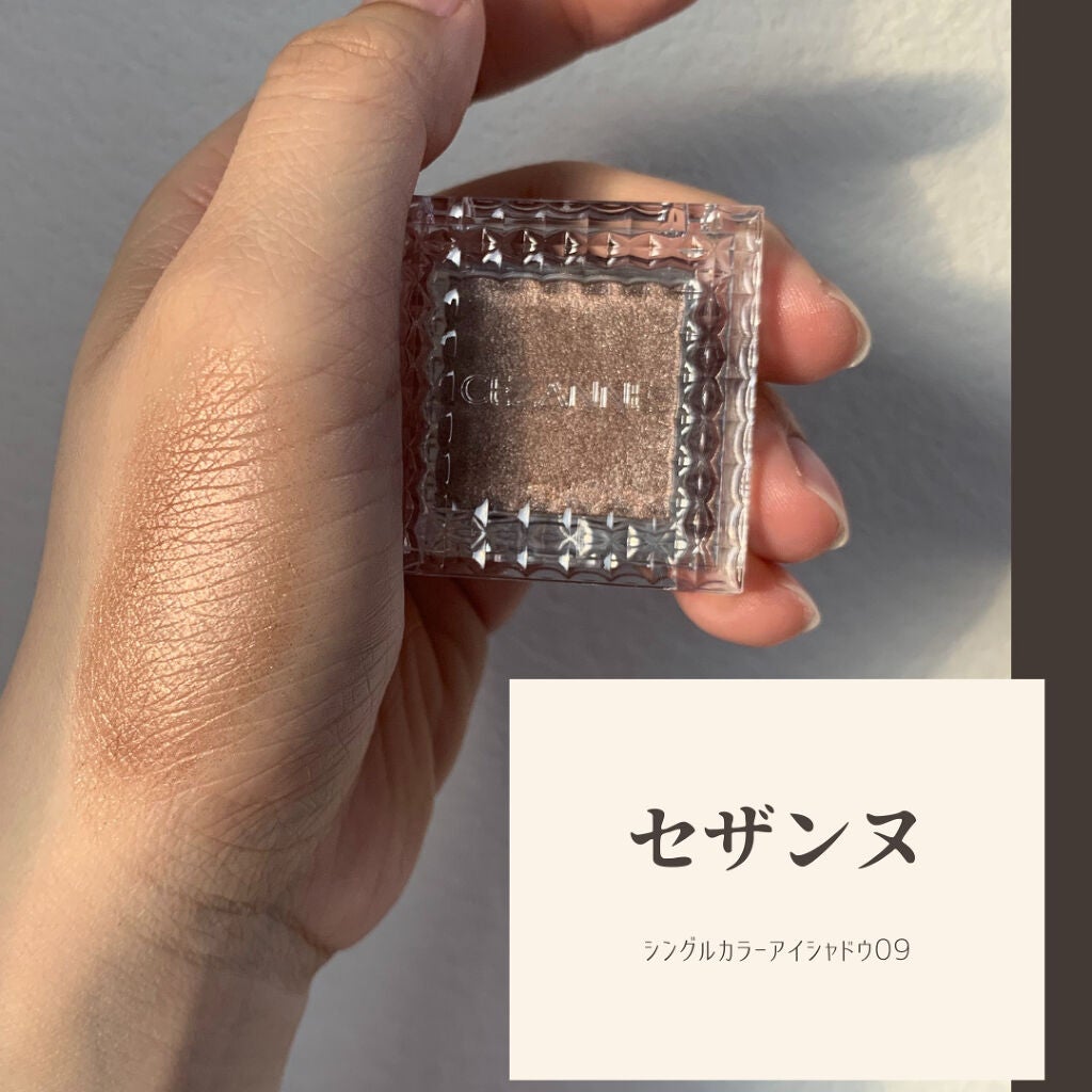 シングルカラーアイシャドウ/CEZANNE/単色アイシャドウを使ったクチコミ(1枚目)