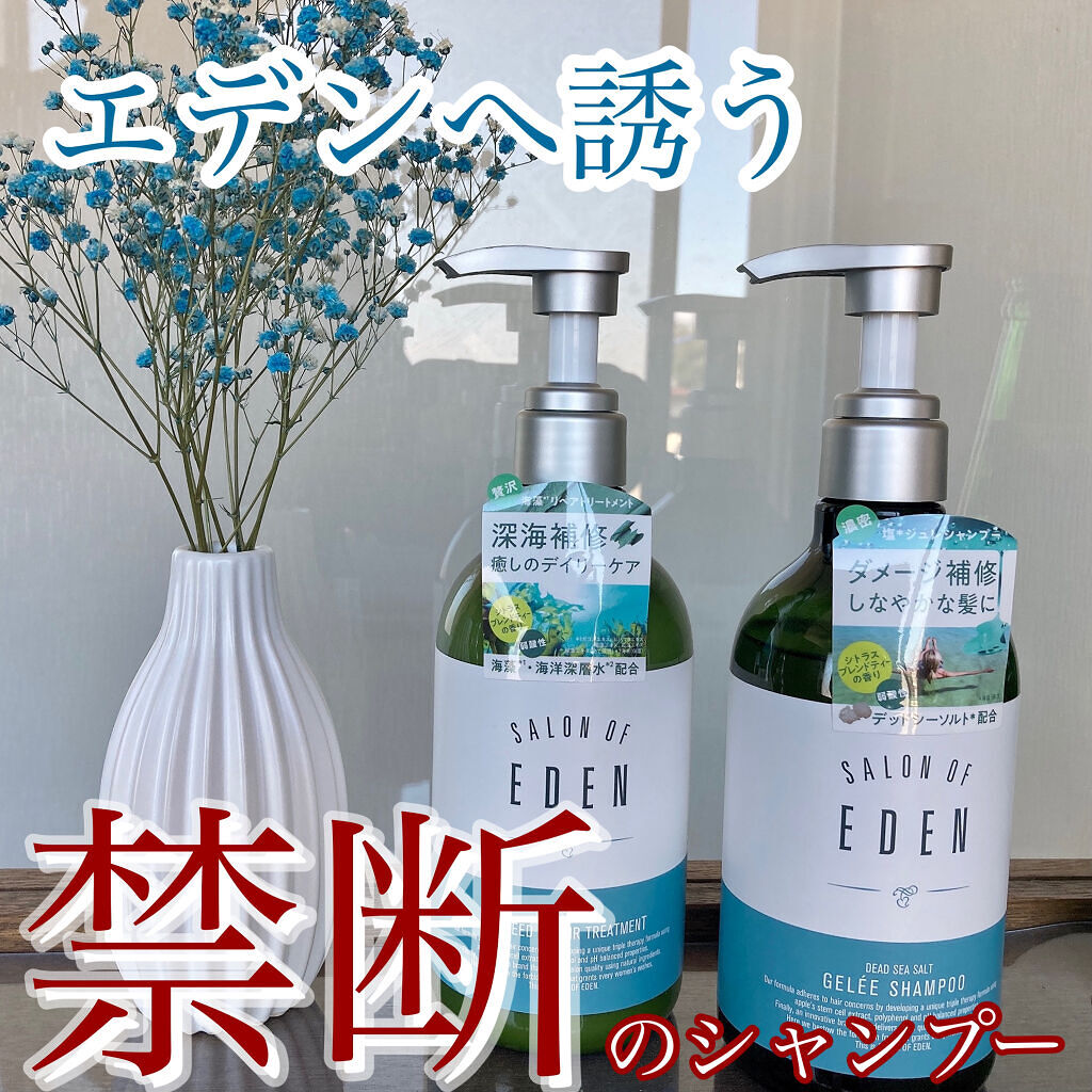 サロンオブエデン ジュレ シャンプー Ｍ／トリートメント Ｍ		/SALON OF EDEN/市販シャンプーを使ったクチコミ（1枚目）