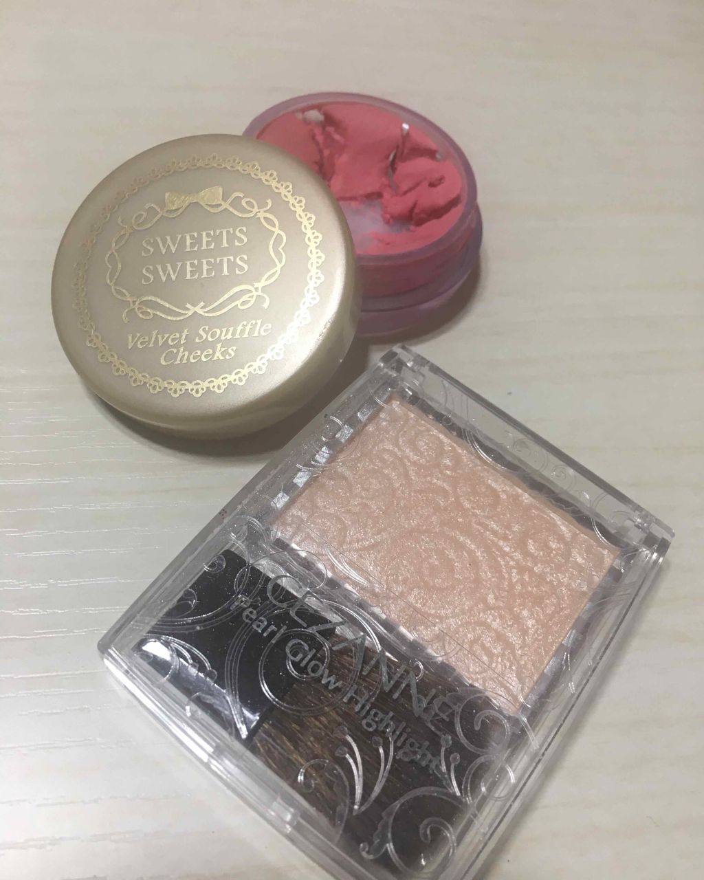 ベルベットスフレチーク/スウィーツ スウィーツ/ジェル・クリームチークを使ったクチコミ(2枚目)
