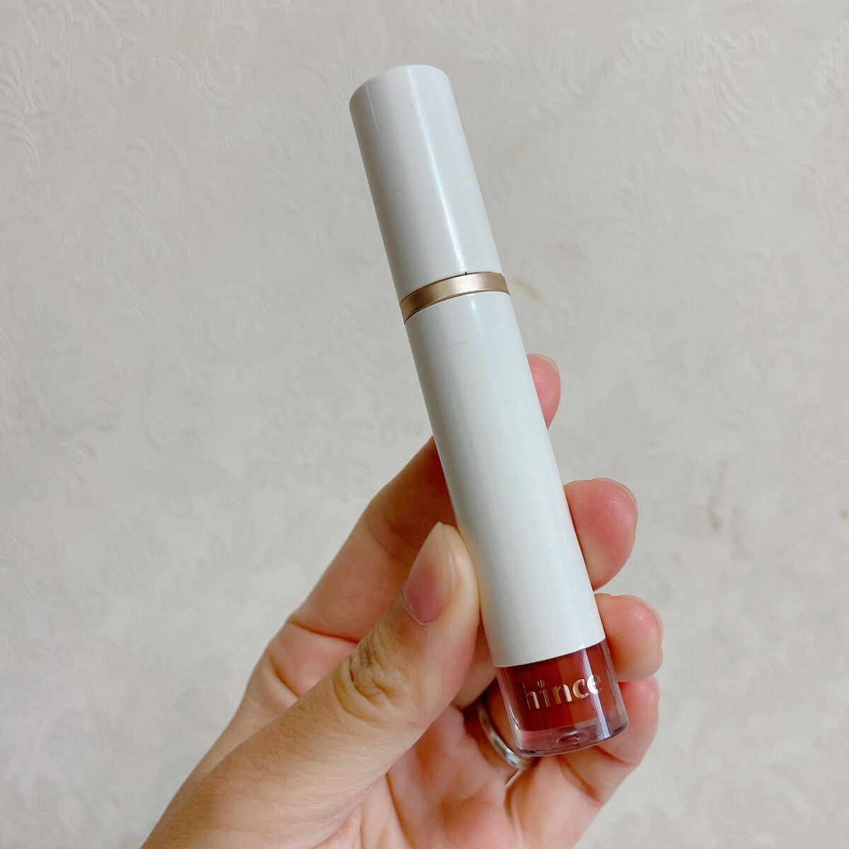 ムードインハンサーウォーターリキッドグロウ/hince/口紅を使ったクチコミ(1枚目)