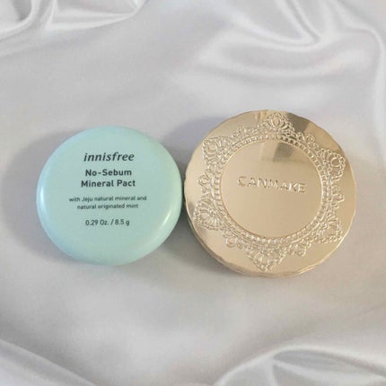 【旧品】マシュマロフィニッシュパウダー/キャンメイク/プレストパウダーを使ったクチコミ(4枚目)