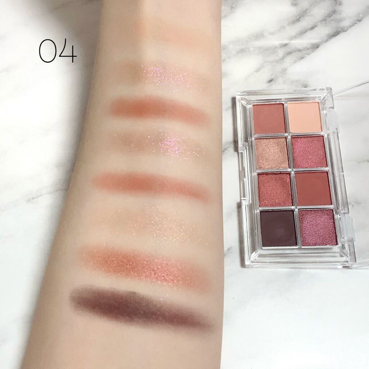 AC 8カラーアイパレット 04 テラコッタ ボルドー / AC MAKEUP(エーシー