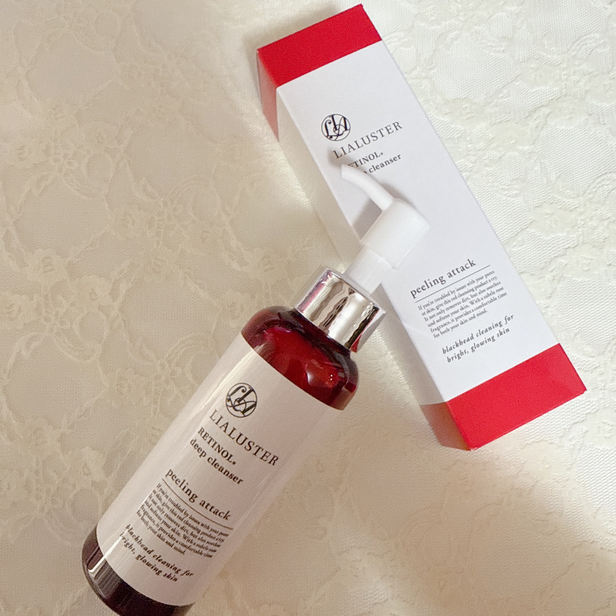 レチノールディープクレンザー/LIALUSTER/その他洗顔料を使ったクチコミ（1枚目）