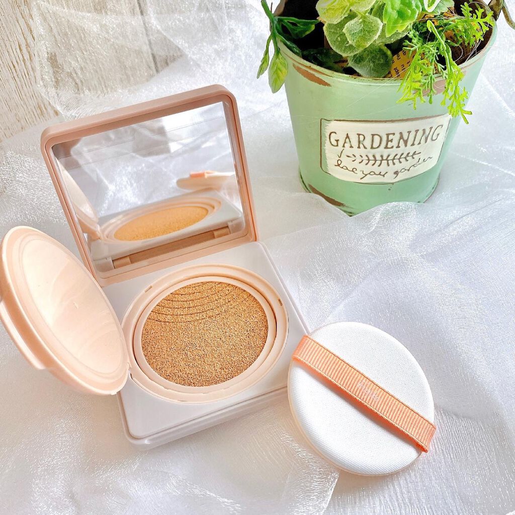 デュアルクッション 02 ヘルシーカラー/Fujiko/クッションファンデーションを使ったクチコミ（1枚目）