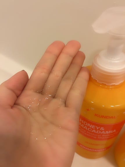 H&Mシャンプートリートメントセット(キンモクセイの香り)/KUNDAL/市販シャンプーを使ったクチコミ(2枚目)