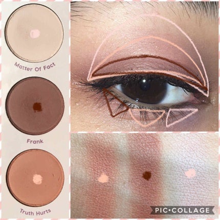 Give It To Me Straight/ColourPop/アイシャドウパレットを使ったクチコミ(4枚目)