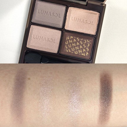 セレクション・ドゥ・ショコラアイズ/LUNASOL/アイシャドウパレットを使ったクチコミ(2枚目)