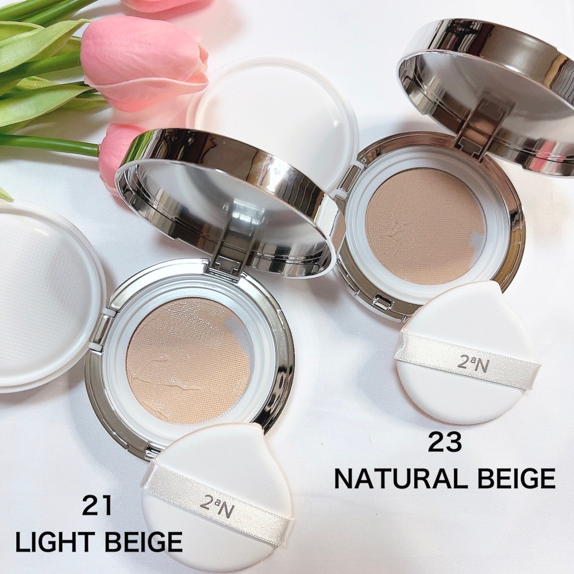 グリーミングテンションパクト/2aN/クリーム・エマルジョンファンデーションを使ったクチコミ(2枚目)