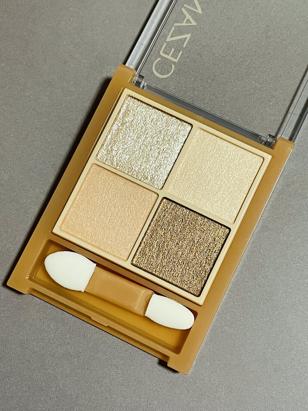 ベージュトーンアイシャドウ/CEZANNE/アイシャドウパレットを使ったクチコミ（2枚目）