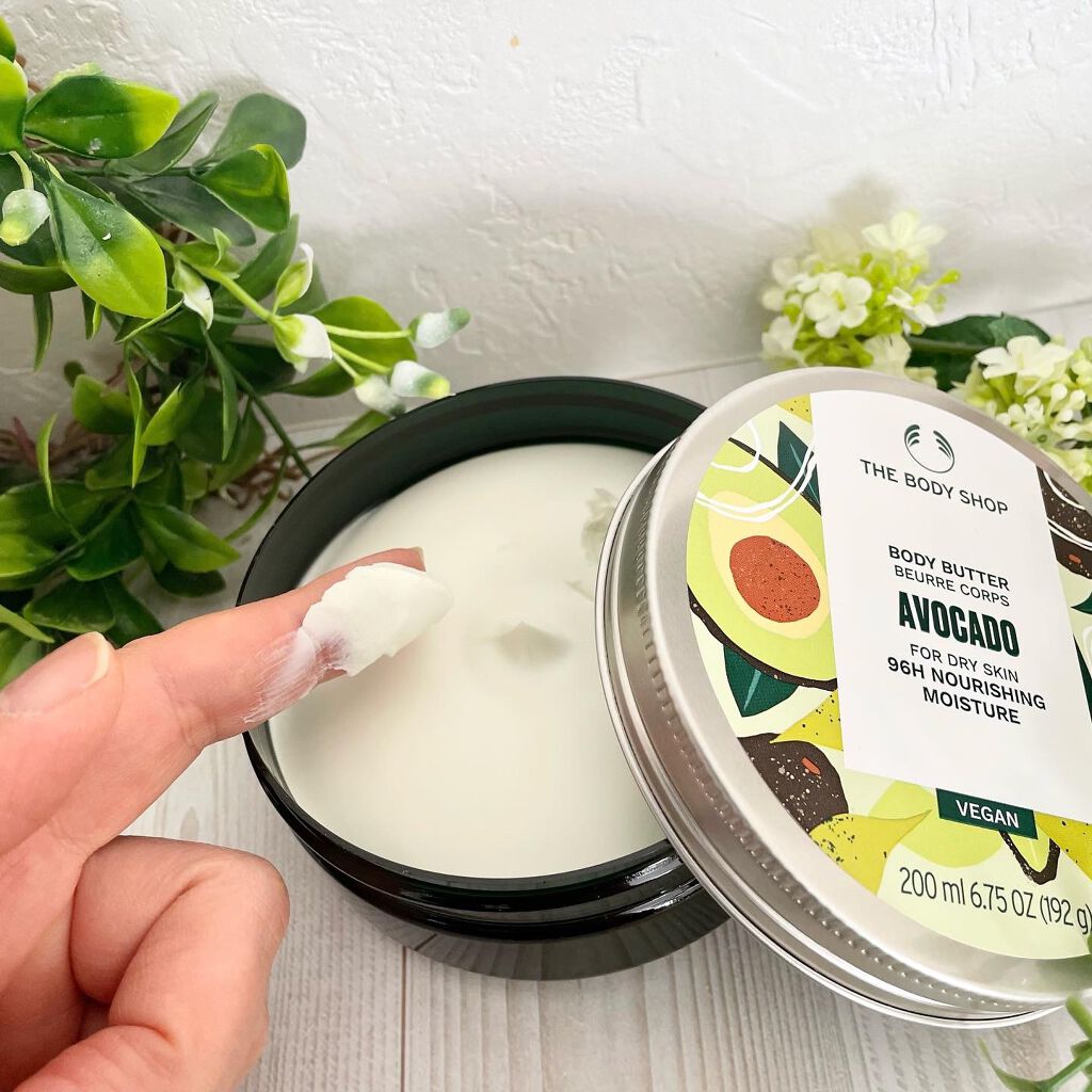 ボディバター アボカド/THE BODY SHOP/ボディクリームを使ったクチコミ（2枚目）