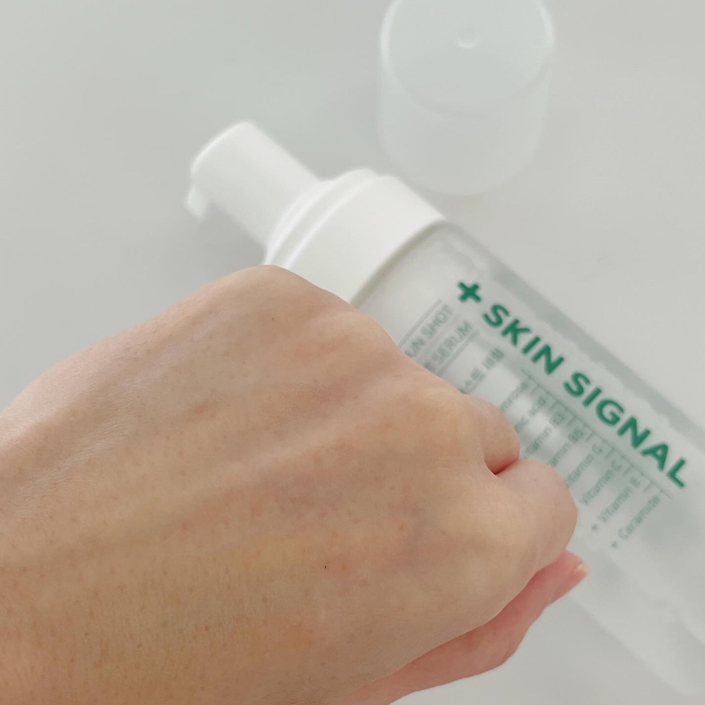 バイタルイミュンショットファーストバブルセラム/SKIN SIGNAL/美容液を使ったクチコミ(5枚目)